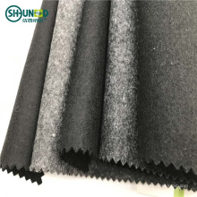 Latest producing clothes customized polyester interlining under collar felt for suits